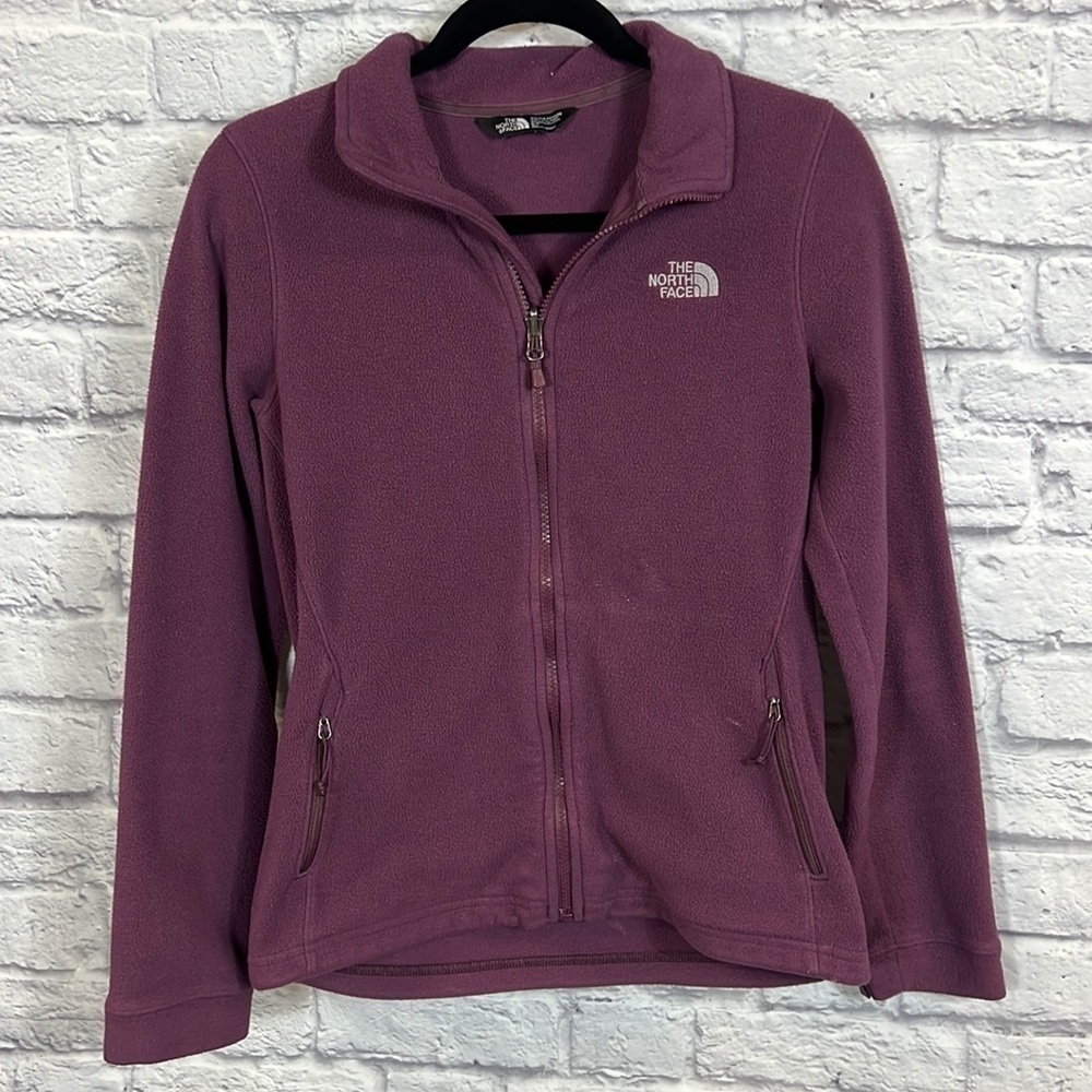 flawed the north face zip up teddy jacket | size small